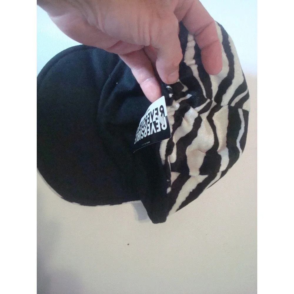 ZEBRA 80S 90S RARE USA MADE   BEACH HAT CAP VINTAGE DEADSTOCK R2